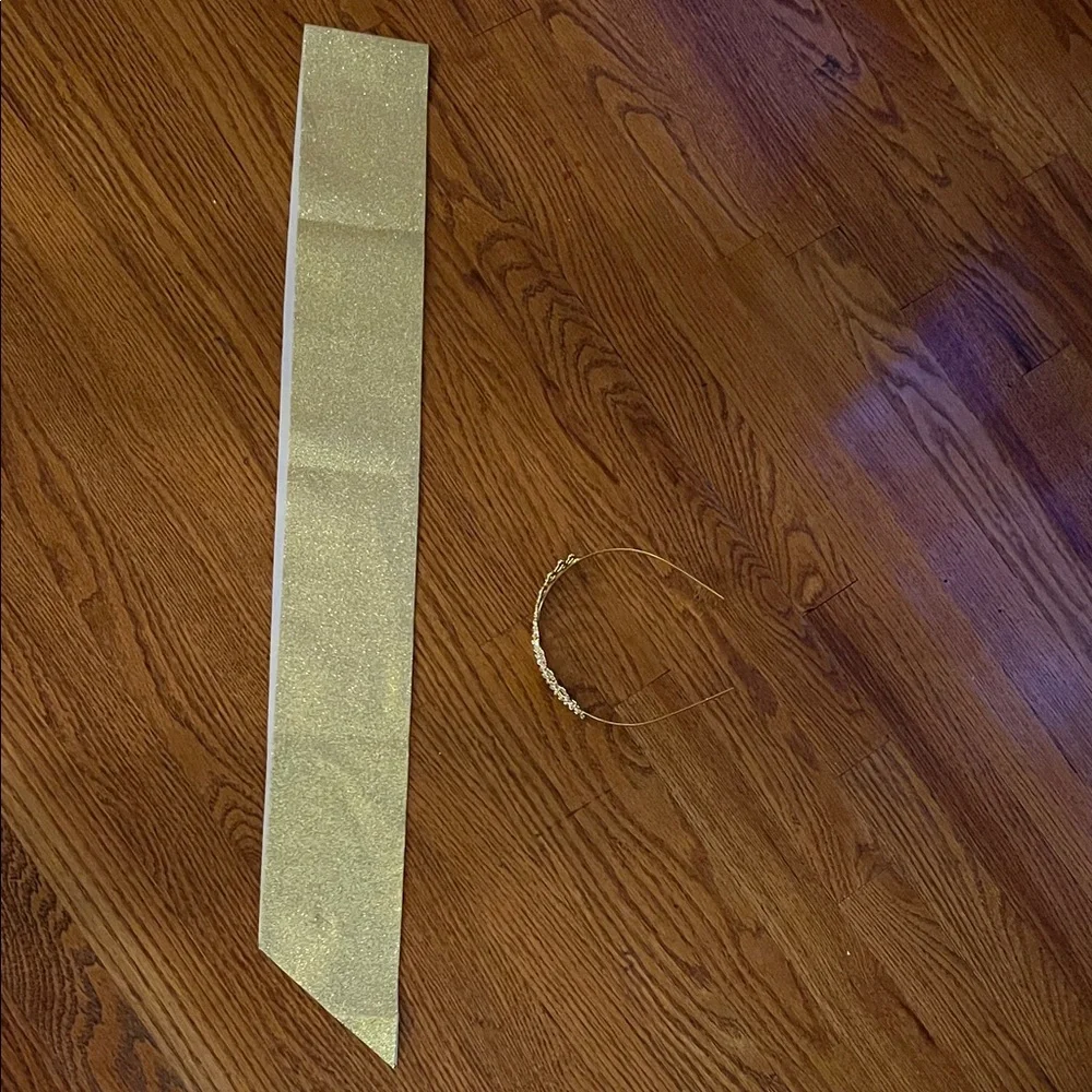 Gold 30th Birthday Sash & Crown